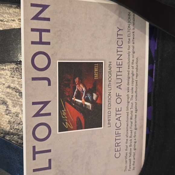 Elton John Swag Bag - Picture 6 of 12